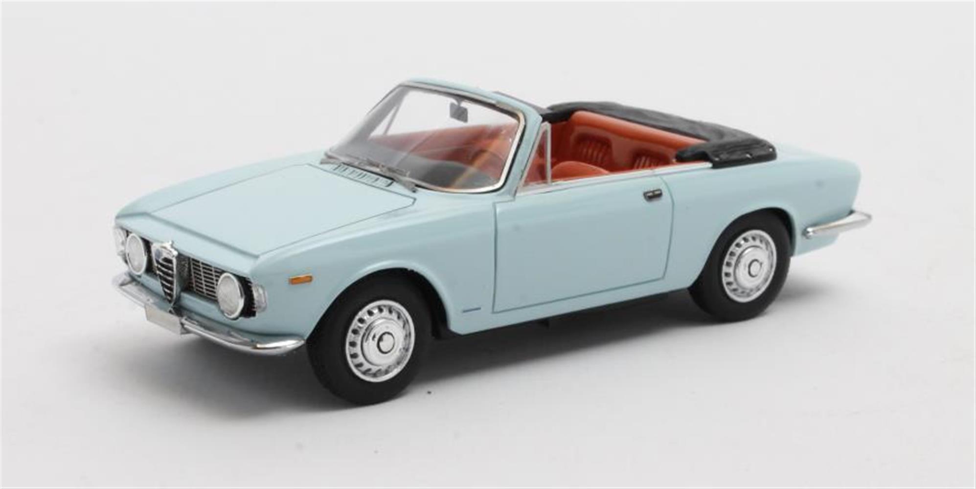 Alfa Romeo Giulia GTC Cabrio 1964 Blauw - 1:43